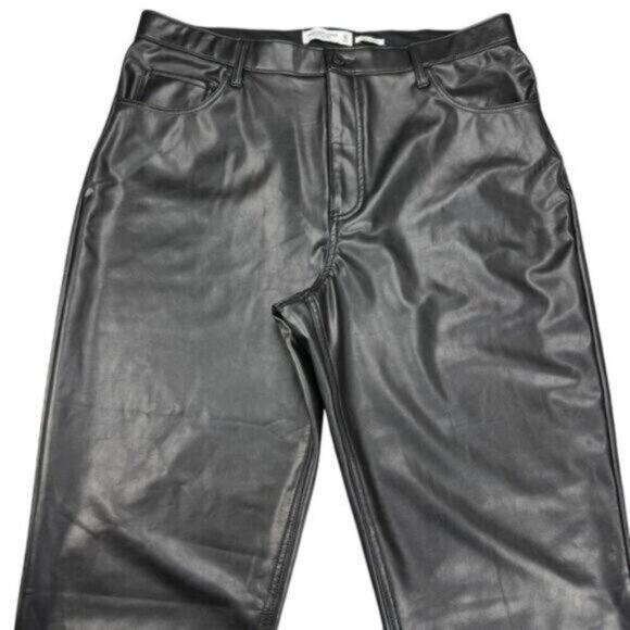 Abercrombie & Fitch The Ankle Straight Ultra High Rise Pants Size 33 Short - Picture 3 of 6